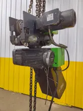 5 TON STAHL MODEL ST50 POWERED CHAIN HOIST. STOCK # 0848923
