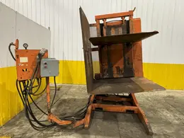 4400 LBS x 55" x 48" x 60" CHERRY HYDRAULIC PALLET INVERTER / ROTATE / FLIPPER: STOCK #23736