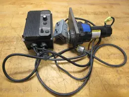 Baldor Nema 4X DC Motor Variable Speed Control Box &amp; Baldor Motor 1/15 HP #GPP233140- Auction Item