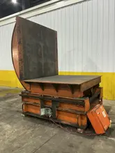 50,000 LBS (25 TON) X 84" X 72" BUSHMAN MECHANICAL POWERED UPENDER / COIL FLIPPER: YOBRO #25946