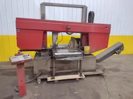 14" X 20.5" BOMAR MODEL #SL-520 SEMI-AUTOMATIC DUAL POST HORIZONTAL BAND SAW, 2003: STOCK #19577