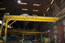 11 TON X 38' PROSERV SINGLE LEG POWERED GANTRY CRANE, NEW 2015: YOBRO #24061