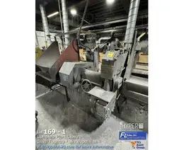 Setco model 300, 725-520 30" single end right hand snag grinder with snap trap