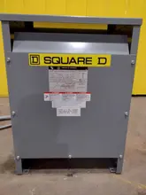 15 KVA SQUARE D  480 V  - 208Y/120 V GENERAL PURPOSE TRANSFORMER : STOCK #19164