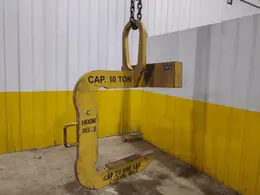 10 TON X 40" WIDE MAZZELLA C-HOOK CRANE COIL LIFTER: STOCK #23568