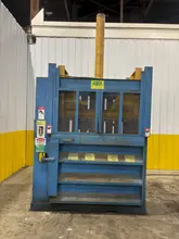 60" X 30" QUALITY PRODUCTS MODEL #V6030M HYDRAULIC VERTICAL CARDBOARD BALER: YOBRO #23984