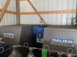 Bauer SNGII Stationary Nitrogen Generator, 2013 – Spare Cylinders Included