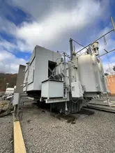 #5 cranker (not available now) HICO Three Phase Shell Form Transformer, Rated Capacity  81000/108000/135000 KVA, 345000 HV, 13800 XV, 13800 LV, Class ONAN/ONAF1/ONAF2