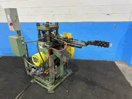 25 TON HENRY &amp; WRIGHT 4 POST CUTPRESS &amp; STOCK FEEDER: STOCK #77500