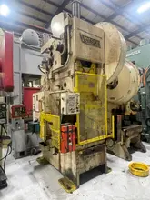150 ton Verson Single Crank Mechanical Metal Stamping Gap Frame Press For Sale, Model 150-OBG Includes Mechanical Recondition!