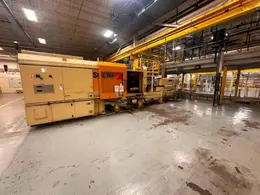 2002 Van Dorn Demag 500SP2800 – 500 Ton Hydraulic Press, 59.2 oz Shot (~1,676 g), Pathfinder Control, Preform-ready