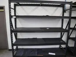 Notch Style Racking with 5 Adjustable Shelves- Auction Item
