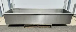 8’ x 30” x 17.5” Stainless Steel  |  Single Compartment Sink