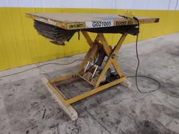 4000 LB X 54" X 42" ECONO-LIFT MODEL #SL36-40 HYDRAULIC SCISSOR LIFT TABLE WITH ROLLER TOP, 110 VOLT: STOCK #20955