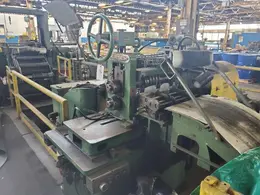 18" x .025" - .003" Ruesch Ring Type Precision Double Loop Slitting Line, Stock # 14158