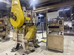 60 TON OAK MODEL #30-LP-60-604 STRAIGHT SIDE PRESS, STROKE 2", 80-240 SPM: YOBRO #26050