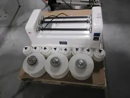 C&amp;M Topline IOL 3 Bar, Variable Speed Rotary Tumbler, With Various Plastic Tumbler Drums- Auction Item