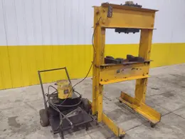 50 TON ENERPAC HYDRAULIC H-FRAME PRESS: STOCK #22364
