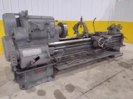 20" X 80" SPRINGFIELD ENGINE LATHE WITH TAPER &amp; 2" HOLE:  STOCK #20986