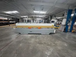 18′ Nanxing MFB60CY Precision Edge Banding Machine, 2016 – Diamond Pre-Mill, Analog Adjustments