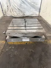 24" X 24"  DEVLIEG AIR LIFT ROTARY TABLE. STOCK # 0220926