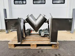 Patterson-Kelley “P-K”  V-Blender Model: 16-Quart Table Top S.S. Twin Shell Liquids-Solids Blender With Intensifier Bar and All XP Rated Electrical Components &amp; Switches