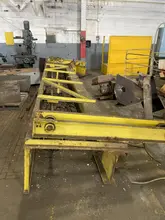 5 TON x 26' SPAN SHAW BOX SINGLE GIRDER UNDER RUNNING CRANE BRIDGE. STOCK #0316722