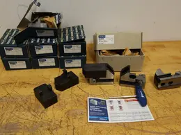 Schunk BWTJ-K305-21 Quick Change 3-Jaw Chuck Base Jaws with (8) Sets of BWW 250 Steel Jaws ***All New, Unused***- Auction Item