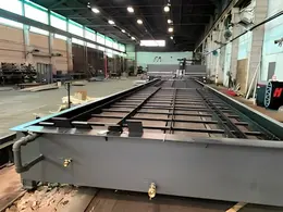 10′ x 60′ Lone star Commander III CNC Plasma Oxy Fuel Table Pipe Cutting and Steel Beam Machine, 2020