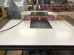 MBM IDEAL DESTROYIT HIGH CAPACITY STRIP-CUT PAPER SHREDER WITH ENTERY  FEED CONVEYOR STOCK# 3097