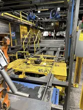 2025 automated mold pallet system with return lift table, dump system and carts, controls, weight and jacket return