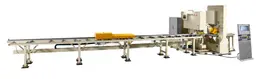 NEW GEKA ALFA PLUS AUTOMATIC CNC LINE FOR PUNCHING, DRILLING, MARKING AND SHEARING FLAT BARS