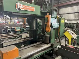 50" x 24" x 6" PEDDINGHAUS ABCM-1250-3D CNC AUTOMATIC BEAM COPING MACHINE