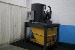 AIR DYNAMICS/PLECO POWER VACUUM WITH DUMP HOPPER : STOCK #74764