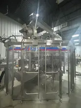 48-Head KHS Rotary Short-Tube Bottle Rinser, Filler, Crowner with Complete Used Bottling Line including Depalletizer, Labeler, Crown Elevator, Case Packer, Case Erector, Carrier Erector, &amp; More, 2013