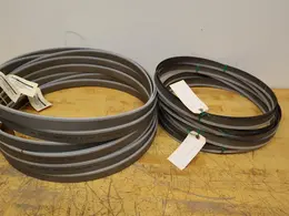 Roentgen Bi-Alfa Cobalt Bandsaw Blades (8pcs) **All New**, (4) 16' x 1.25" x .042" 5/8 TPI, (4) 12'10" x 1" x .035" 6/10 TPI- Auction Item