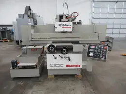 Okamoto ACC-12.24 DX Automatic Surface Grinder, 12"x 24", Incremental Downfeed, Over Wheel Dresser,  Coolant