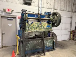 60 TON ROUSSELLE 6B-76 STRAIGHT SIDE DOUBLE CRANK PRESS. STOCK # 0759326