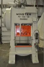 MINSTER 100 TON SSDC PRESS, STOCK# 13622J