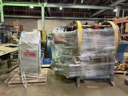 Shalco model U180 shell core machine with Allen Bradley PLC controls, gun drilled heater plates, gas system