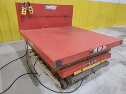 2,000 LB PRESTO PALLET  MODEL #XL36-50 W/ TILT LIFT TABLE: STOCK #20162