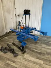 100 TON POWER TEAM HORIZONTAL HYDRAULIC WHEEL PULLER: STOCK #81066