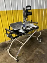 12" DELTA MODEL 36-255L COMPOUND LASER MITER SAW WITH STAND: STOCK 19214