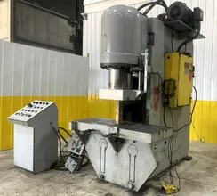 300 TON PACIFIC #300PF PRESSFORMER HYDRAULIC C-FRAME PRESS WITH 12" STROKE. STOCK # 0982126