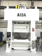 200 ton Aida Straight Side Mechanical Metal Stamping Press For Sale Model # NL2-200, Year 1986