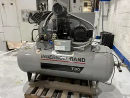 Used 1999 Ingersoll Rand T30 Industrial Air Compressor For Sale 35 CFM Baldor Drive 3PH 10HP