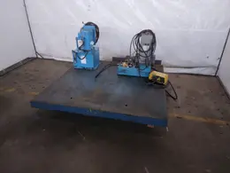 10,000 LB X 72" X 72" X 72" VESTIL EHLT-10-72 HYDRAULIC LIFT TABLE. STOCK # 1166723