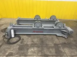 20,000 LB (10 TON) ARONSON MODEL #WRD10 POWERED TANK TURNING ROLLS, DRIVE &amp; IDLER: YOBRO #25144