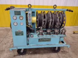 40 TON MODERN HYDRAULICS 4 CYLINDER PORTABLE HYDRAULIC DIE SETTING &amp; SEPARATING SYSTEM: STOCK #23775