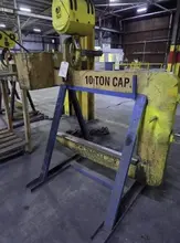 10 TON CALDWELL COIL HOOK &amp; RACK. STOCK # 0435926